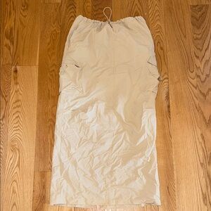 Parachute midi skirt